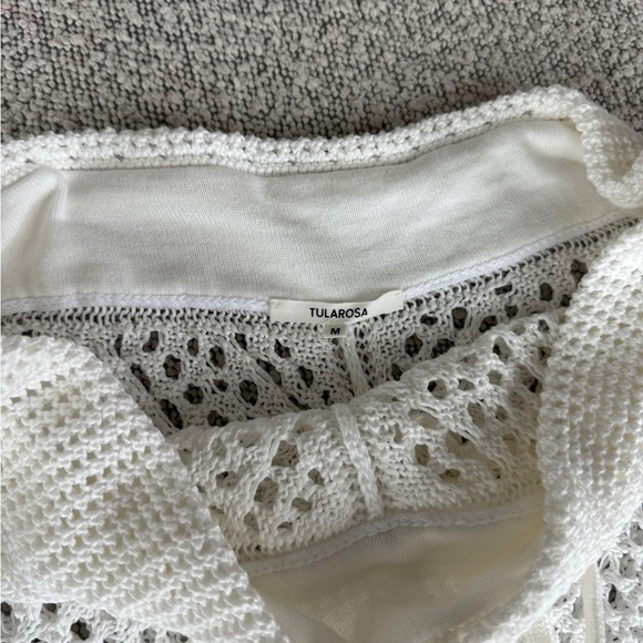 Ines Knit Mini Skirt in Ivory Tularosa Medium - Picture 3 of 4